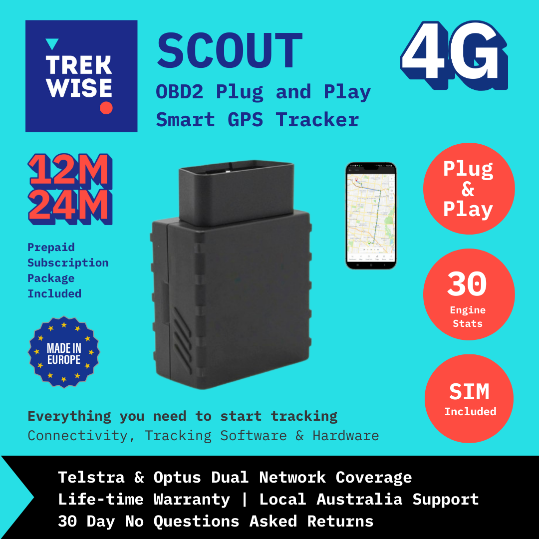 TrekWise Scout - OBD2 Plug and Play Smart GPS Tracker