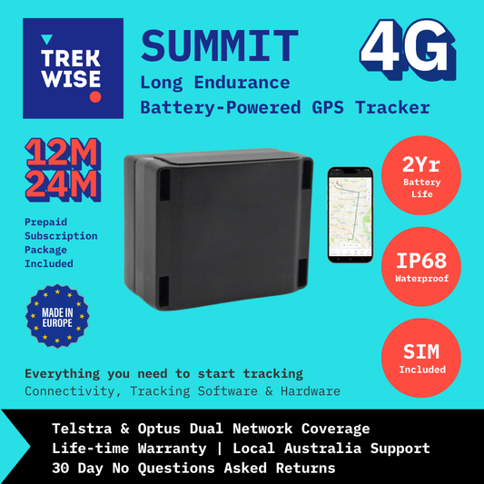 Trekwise Summit - Long Endurance Battery-Powered GPS Tracker